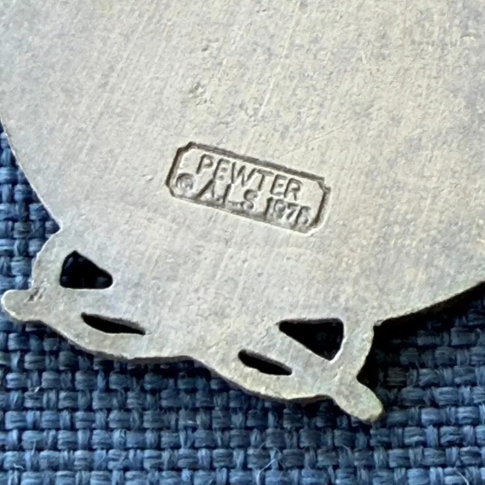 OP Sail '76 Clipper Ship Pewter Keychain Medallion Key Ring Sailing Sailboat